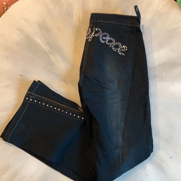 - Peace Love Jewelled Jean - - Picture 3 of 10